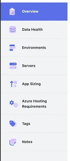 Application Quick Editor Sidebar