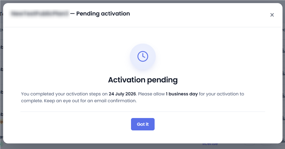Instance Start
